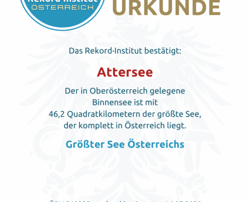 ÖRN 210805 - Größter See in Österreich © Rekord·Institut ÖSTERREICH
