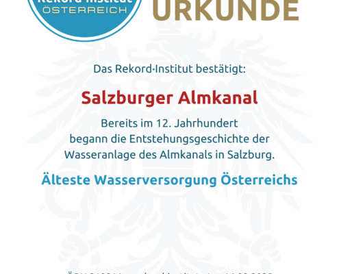 ÖRN 210811 - Älteste Wasserversorgung Österreichs © Rekord·Institut ÖSTERREICH