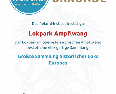 ÖRN 210831 - Größte Sammlung historischer Loks Europas © Rekord·Institut ÖSTERREICH