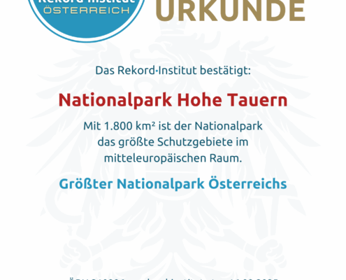 ÖRN 210906 - Größter Nationalpark Österreichs © Rekord·Institut ÖSTERREICH