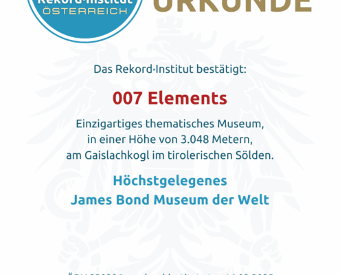 ÖRN 220206 - Höchstgelegenes James Bond Museum der Welt © Rekord·Institut ÖSTERREICH