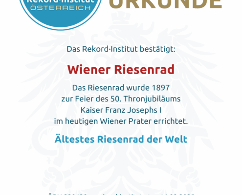 ÖRN 220430 - Ältestes Riesenrad der Welt © Rekord·Institut ÖSTERREICH