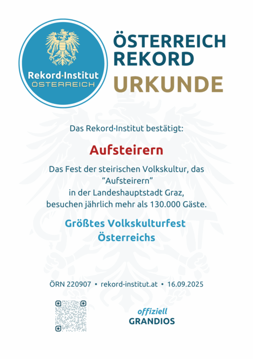 ÖRN 220907 - Größtes Volkskulturfest Österreichs © Rekord·Institut ÖSTERREICH