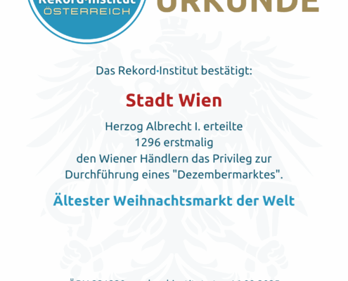 ÖRN 221220 - Ältester Weihnachtsmarkt der Welt © Rekord·Institut ÖSTERREICH