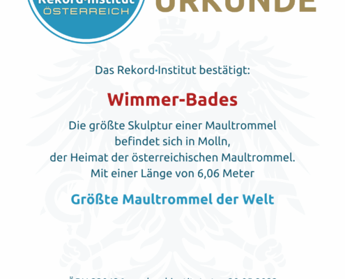 ÖRN 230426 - Größte Maultrommel der Welt © Rekord·Institut ÖSTERREICH