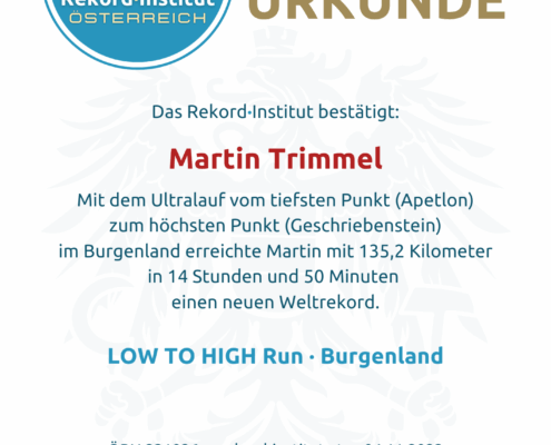 ÖRN 231026 - LOW TO HIGH Run - Burgenland © Rekord·Institut ÖSTERREICH