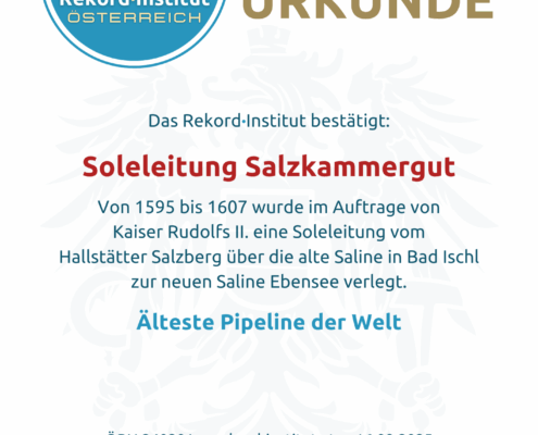 ÖRN 240201 - Älteste Pipeline der Welt © Rekord·Institut ÖSTERREICH