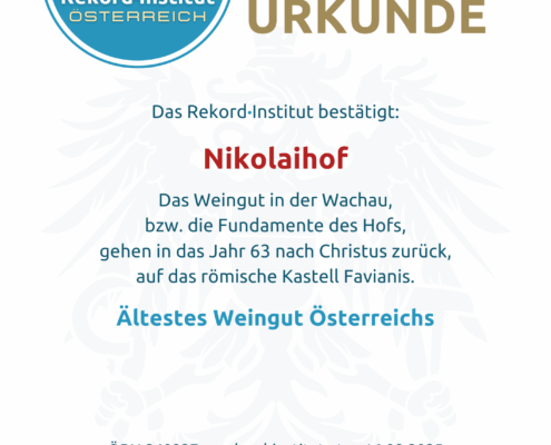ÖRN 240927 - Ältestes Weingut Österreichs © Rekord·Institut ÖSTERREICH