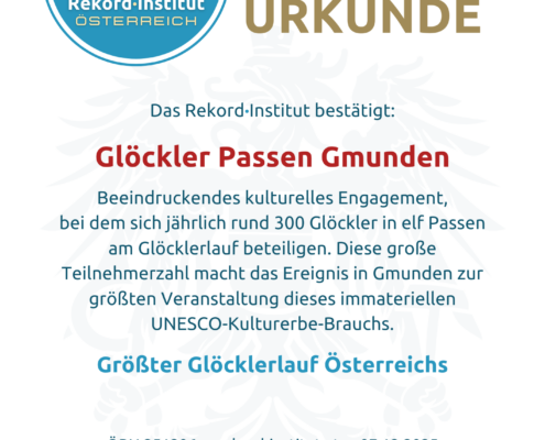 ÖRN 251206 - Größter Glöcklerlauf Österreichs © Rekord·Institut ÖSTERREICH