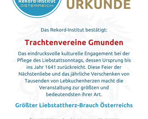 ÖRN 251207 - Größter Liebstattherz-Brauch Österreichs © Rekord·Institut ÖSTERREICH