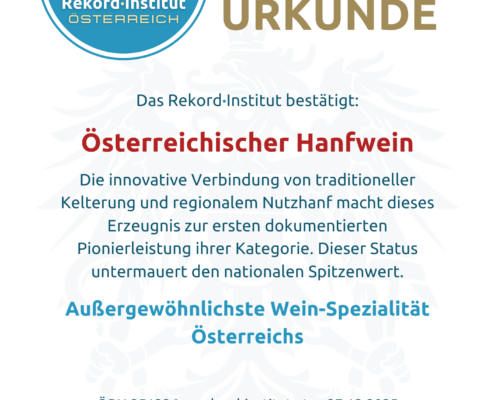 ÖRN 251226 - Außergewöhnlichste Wein-Spezialität Österreichs © Rekord·Institut ÖSTERREICH