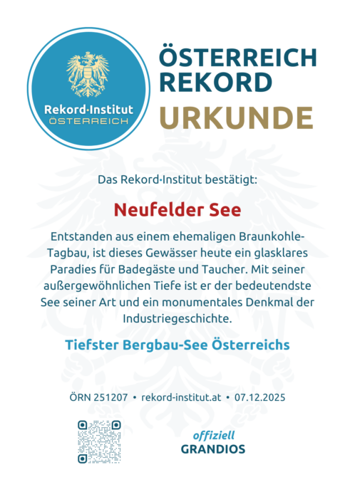 ÖRN 251124 - Tiefster Bergbau-See Österreichs © Rekord·Institut ÖSTERREICH