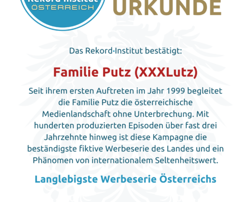 ÖRN 260222 - Langlebigste Werbeserie Österreichs © Rekord·Institut ÖSTERREICH