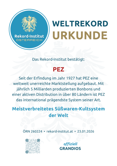 ÖRN 260224 - Meistverbreitetes Süßwaren-Kultsystem der Welt © Rekord·Institut ÖSTERREICH