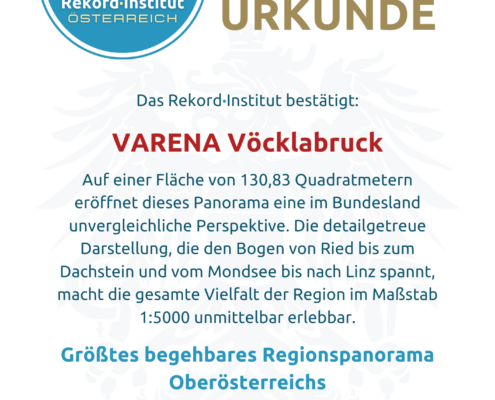 ÖRN 260226 - Größtes begehbares Regionspanorama Oberösterreichs © Rekord·Institut ÖSTERREICH