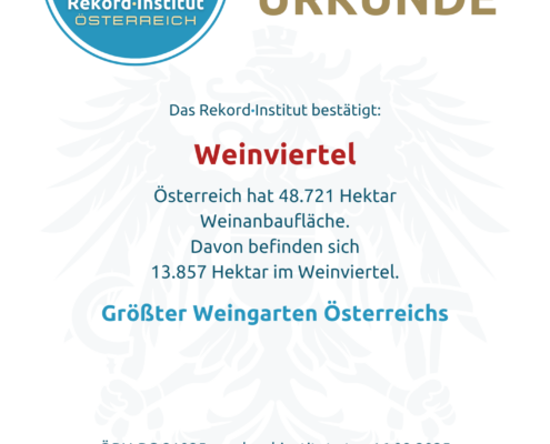 ÖRN-RC-21025 - Größter Weingarten Österreichs © Rekord·Institut ÖSTERREICH