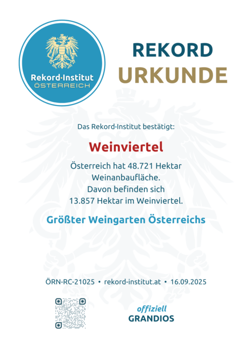 ÖRN-RC-21025 - Größter Weingarten Österreichs © Rekord·Institut ÖSTERREICH