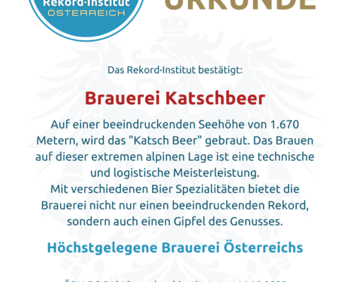 ÖRN-RC-21218 - Höchstgelegene Brauerei Österreichs © Rekord·Institut ÖSTERREICH