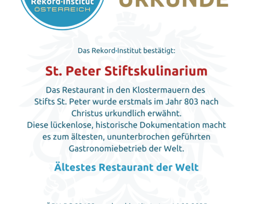 ÖRN-RC-23109 - Ältestes Restaurant der Welt © Rekord·Institut ÖSTERREICH