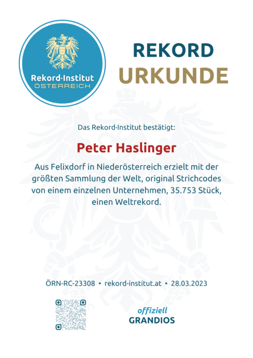 ÖRN-RC-23308 - Weltrekord 2 © Rekord·Institut ÖSTERREICH