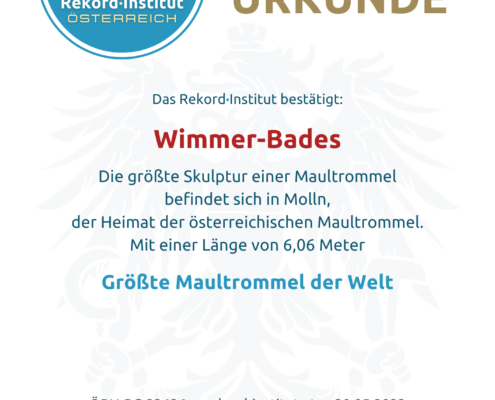 ÖRN-RC-23426 - Größte Maultrommel der Welt © Rekord·Institut ÖSTERREICH