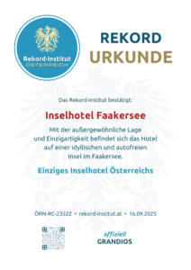 ÖRN-RC-23522 - Einziges Inselhotel Österreichs © Rekord·Institut ÖSTERREICH