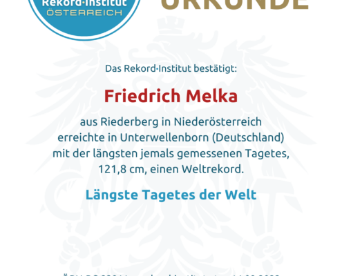 ÖRN-RC-23911 - Längste Tagetes der Welt © Rekord·Institut ÖSTERREICH