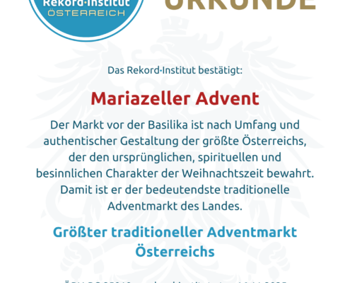 ÖRN-RC-25010 - Größter traditioneller Adventmarkt Österreichs © Rekord·Institut ÖSTERREICH