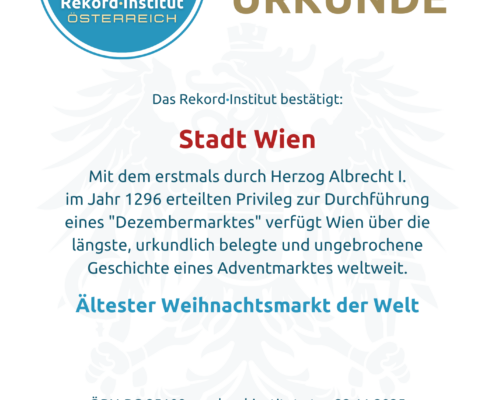 ÖRN-RC-25109 - Ältester Weihnachtsmarkt der Welt © Rekord·Institut ÖSTERREICH