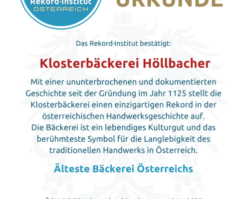 ÖRN-RC-25118 - Älteste Bäckerei Österreichs © Rekord·Institut ÖSTERREICH