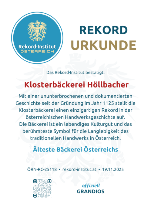 ÖRN-RC-25118 - Älteste Bäckerei Österreichs © Rekord·Institut ÖSTERREICH
