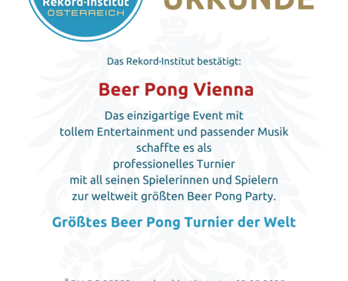 ÖRN-RC-25202 - Größtes Beer Pong Turnier der Welt © Rekord·Institut ÖSTERREICH