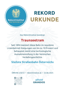 ÖRN-RC-25613 - Steilste Straßenbahn Österreichs © Rekord·Institut ÖSTERREICH