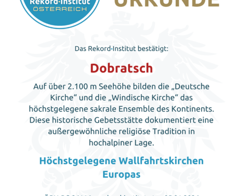 ÖRN-RC-26116 - Höchstgelegene Wallfahrtskirchen Europas