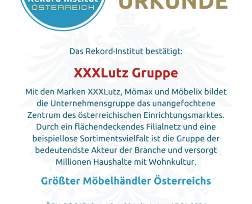 ÖRN-RC-26219 - Größter Möbelhändler Österreichs © Rekord·Institut ÖSTERREICH